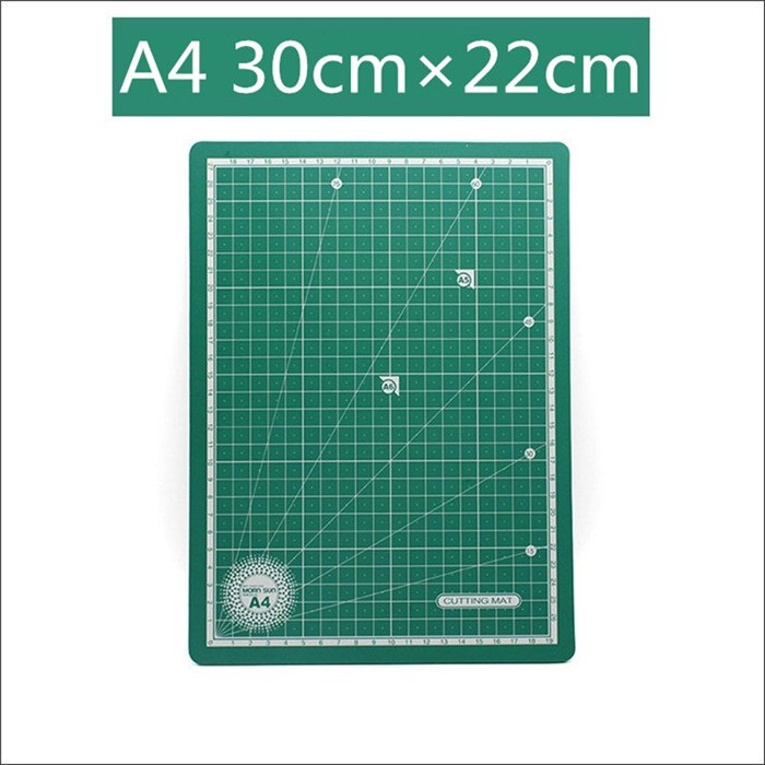 A4 Cutting Mat Grid Double-Sided Self-Healing Plate Engraving Board Mouse Dest Pad School Office Supply Home Carving Tool: A4-Green