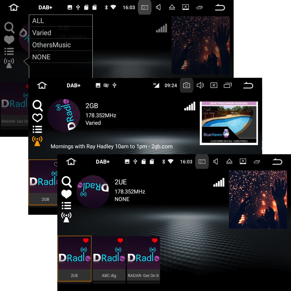 DAB 004 DAB+ Box Digital Radio Antenna Tuner for Car Radio Android 5.1 USB Powered for Android