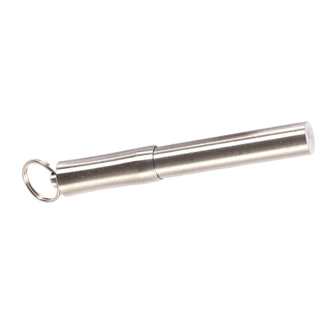 Stainless Steel Waterproof Portable Toothpick Holder Travel Toothpick Storage Tube Titanium Alloy Toothpicks