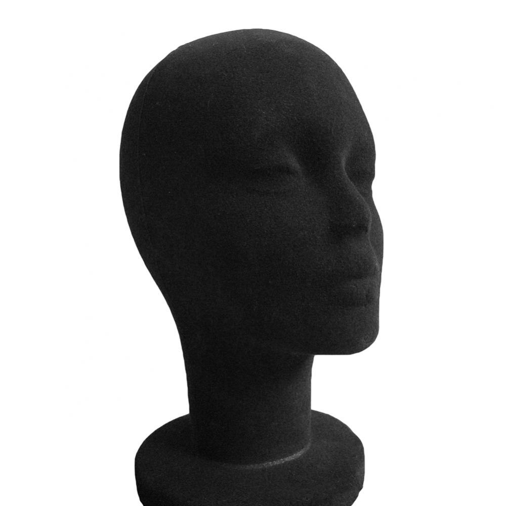 Foam Female Mannequin Head Multi-Use Lightweight Manikin Headset Model Wig Hair Display Stand For Barbershop Shopping Mall