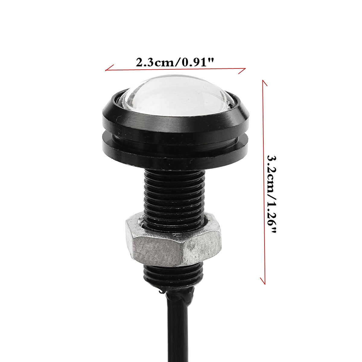 Universal 2Pcs/Set Blue LED Boat Plug Light Waterproof Garboard Drain Marine Underwater Fish Boat Light Parts Accessories