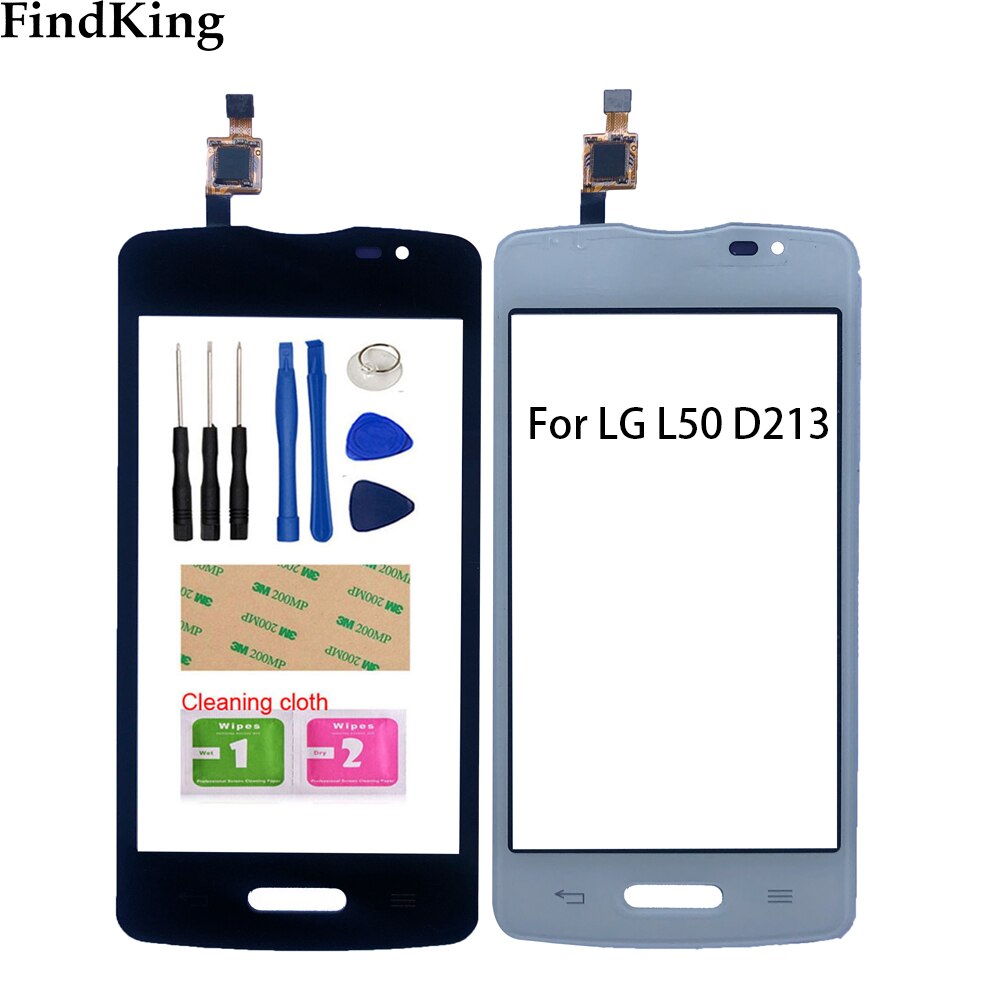 4.0 "Touch Screen Voor Lg L50 D213 Touch Panel Digitizer Voor Glas Lens Sensor Panel Gereedschap 3M Lijm