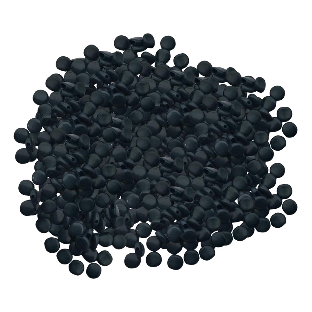 1000 Pieces Lock Ends Toggle Silicone Cord Stopper Rubber Adjuster For Making Face Mask