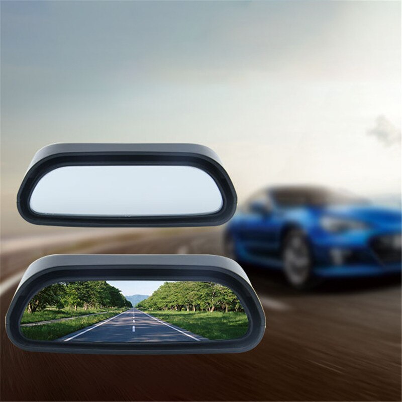 1 Pc Auto Blind Achteruitkijkspiegel Extra Spiegel High-Definition Grote View Bolle Glas Groothoek Rear View Blind Spot spiegel