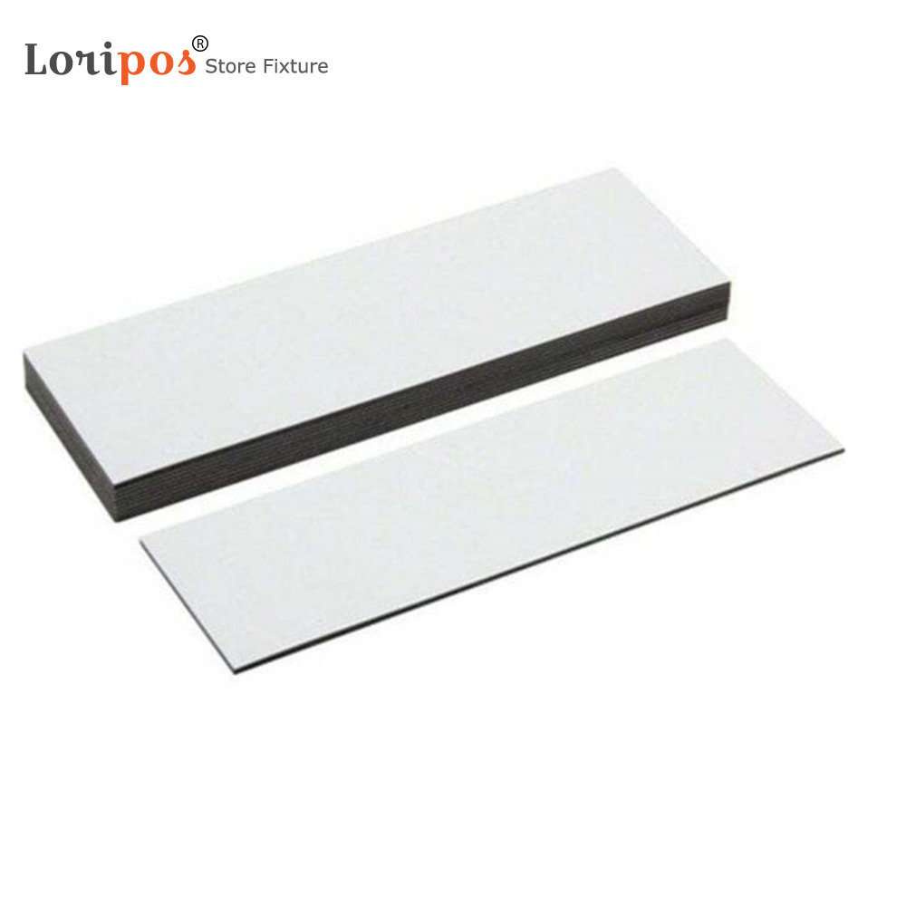 100mm X 50mm White Magnetic Labels Warehouse Whiteboard Shelf Racking