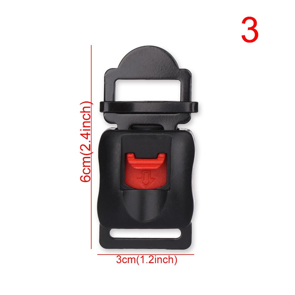 ABS Outdoor Motor Bike Accessories Bicycle Helmets Buckle Speed Sewing Clip Flexible Clips Motorcycle Helmet Buckles: black