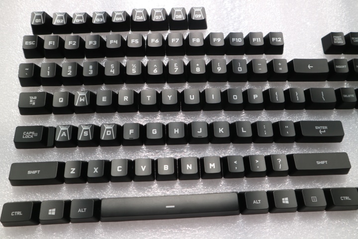 1 pieza original ESC Ctrl Alt Win Space key cap para teclado Logitech G910 también tiene soporte pegatina de pies en stock