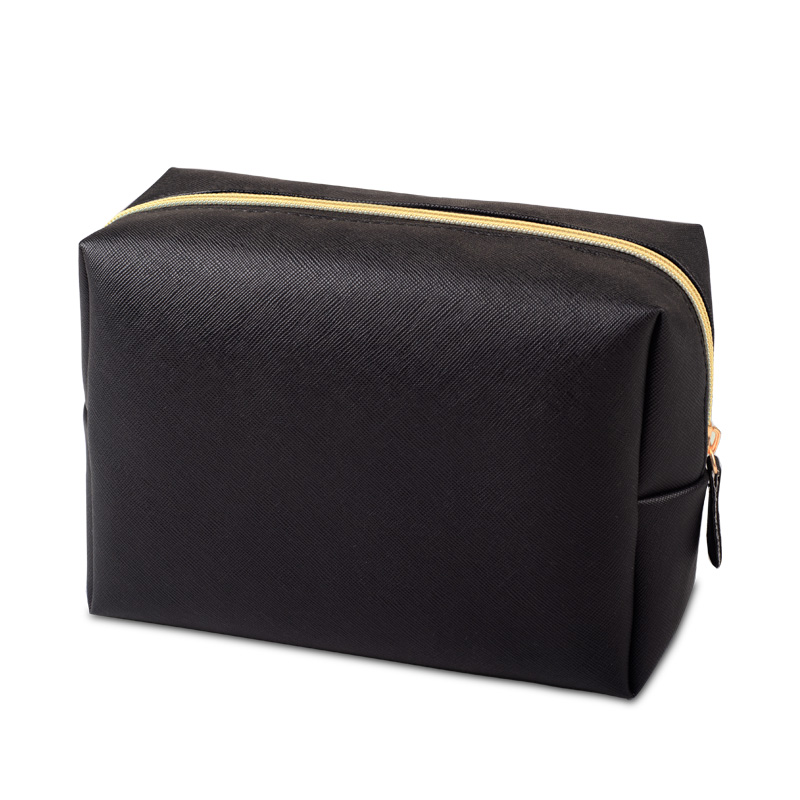 1pcs PU Leather Portable Toiletry Bags Waterproof Travel Make Up Bags for Women Small Medium Large Cosmetic Organizer Bags: Blue