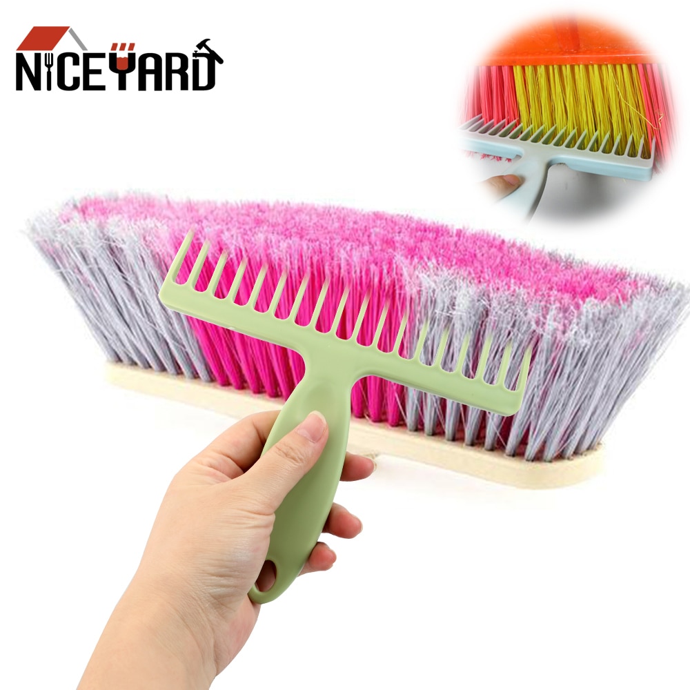 NICEYARD-peines recogedores de pelo para baño, escoba, cepillos para espolvorear, herramienta de limpieza del hogar