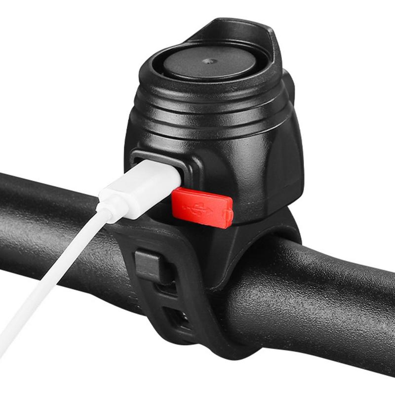 Fahrrad Elektrische Hupe USB Aufladbare Fahrrad Glocke MTBs Rennrad Hupe 80Db Fahrrad Lenker Alarm Ring Glocke Radfahren Zubehör