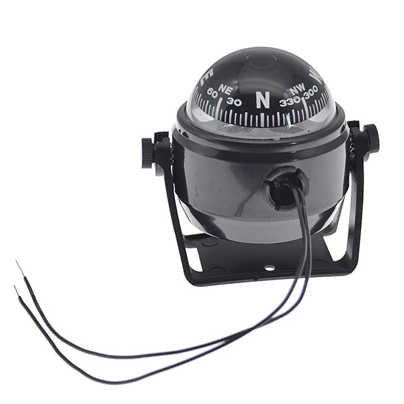 Boot Kompas Met Elektronische Led Licht Waterdicht Nautische Kompas Zee Draaibare Marine Voor Marine Navigatie Positionering