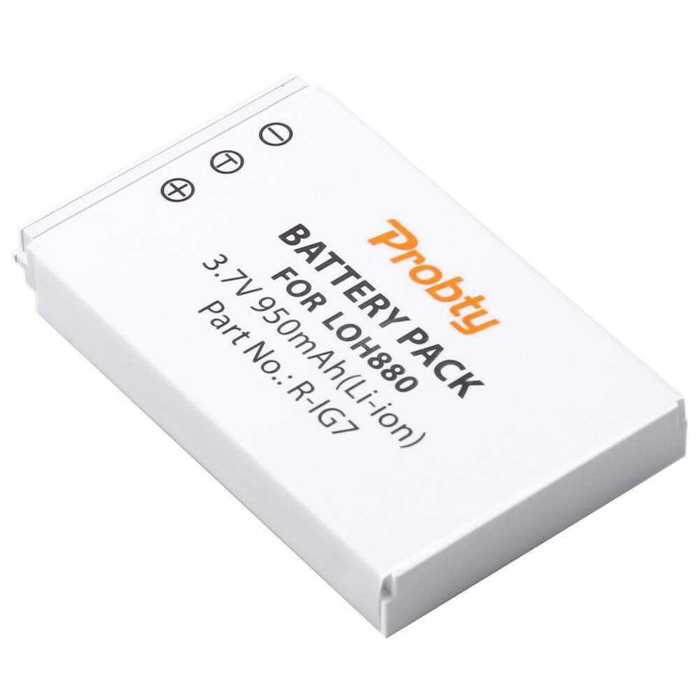 1 stk probty r -ig7 oppladbart batteri 950 mah til logitech harmoni en , 900, 720, 850, 880, 885, 890 pro , h880 universell kamera