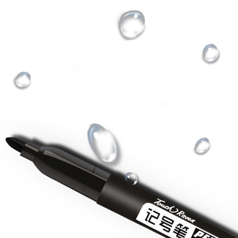 100Stck/einstellen dauerhaft Marker Stift Feine Punkt Wasserdicht dünn Feder Rohöl Feder Schwarz Blau verrotten 1,5mm Verwenden für Glas, leder, Holz, stahl