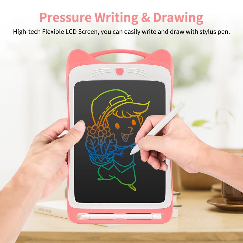 8.5&quot;12&quot;Writing Tablet LCD Drawing Tablet Kids Digital Graphics Writing Exercise Board Colorful Children Study Pad Doodle