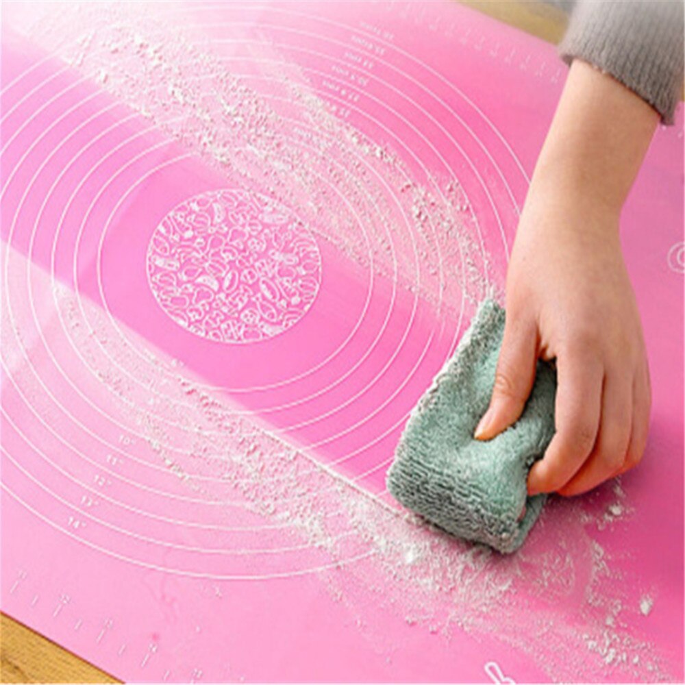 Silicone Mat Thicken Silicone Baking Mat Dough Mat Cake Mat Pizza Pastry Mat for Baking Cake Board Silicone Mats for Cake Tools