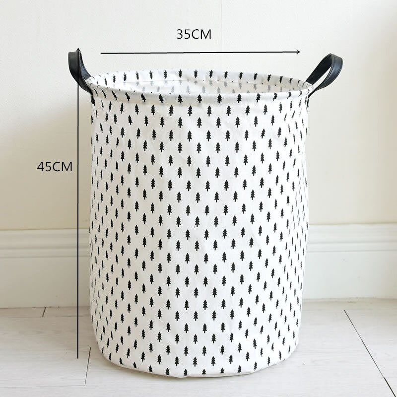 Boîtes de rangement tonneau en lin , jouets pliants, boîte à linge créative, panier à vêtements, sac de rangement de soutien-gorge pour cravates, chaussettes: 03004