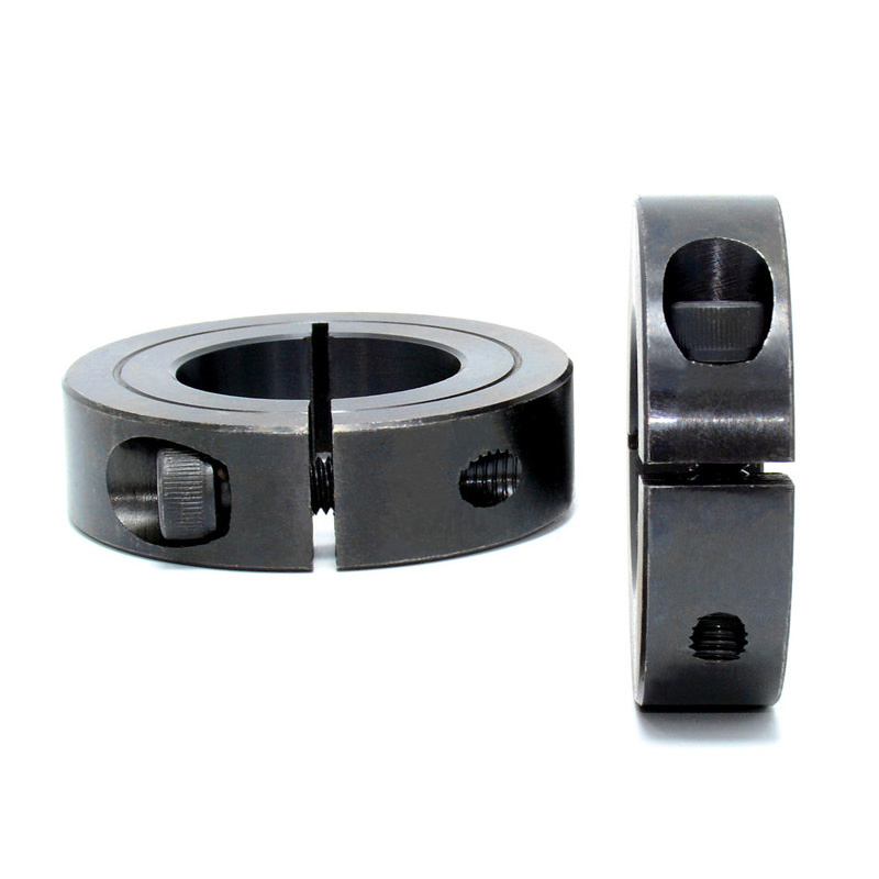 1 Uds. Anillo de retención de manga de fijación de apertura de acero al carbono 45 eje óptico diámetro interior 3 4 5 6 8 10 12 16 20 25 30 35 40 - 70mm