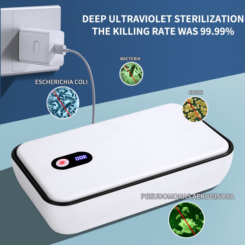 UV Sterilisator Box voor Telefoon en Persoonlijke Items, Ultraviolet UV Sterilisator Box voor Telefoon en Persoonlijke Items, Ultraviolet
