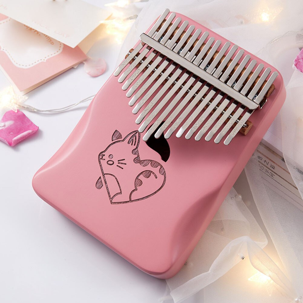Kalimba 17 Key Mahogany Thumb Piano Mbira Musical ... – Vicedeal