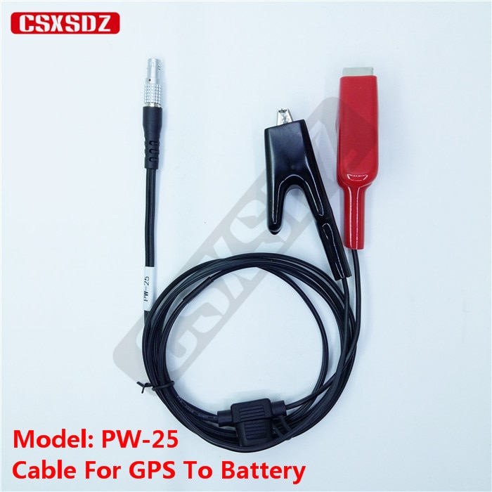 Alta-Target GPS RTK conecta batería de alimentación externa, PW-25, Cable de alimentación externa Hi-Target, V8/9/10/30/60/90, H32, iRTK2/3, a8/10/12