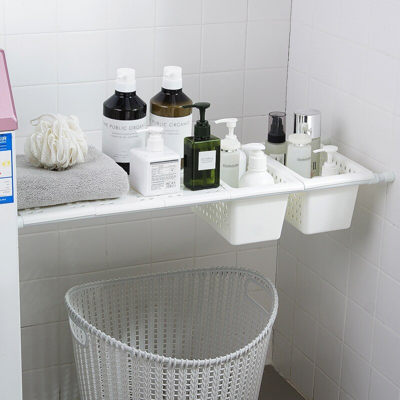 Telescopic Storage Rack Free Combination Kitchen Cabinet Under The Sink Shelf Bathroom Layered Rack