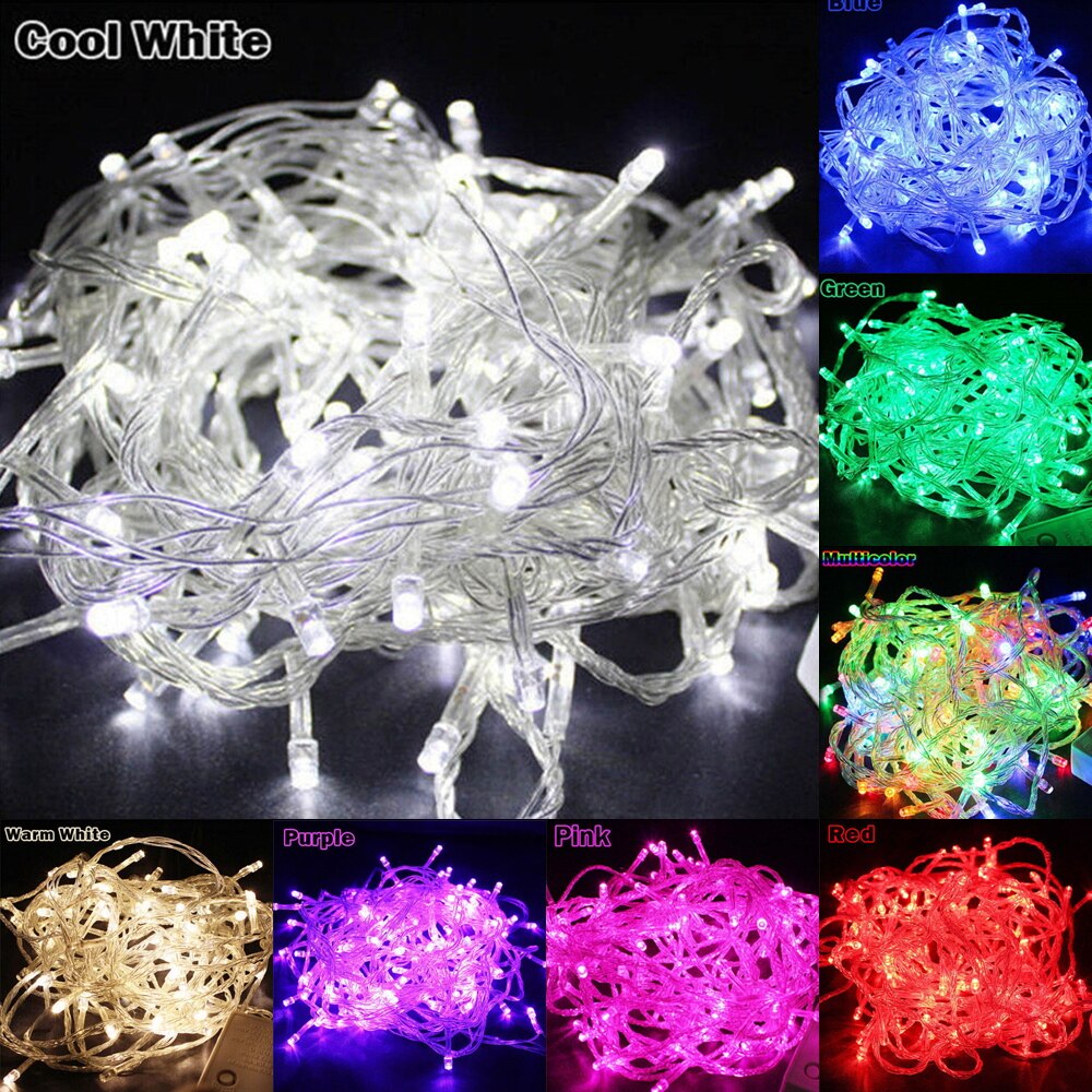 Outdoor christmas lights LED string lights 10M Decoracion fairy Light Lighting Tree Garland