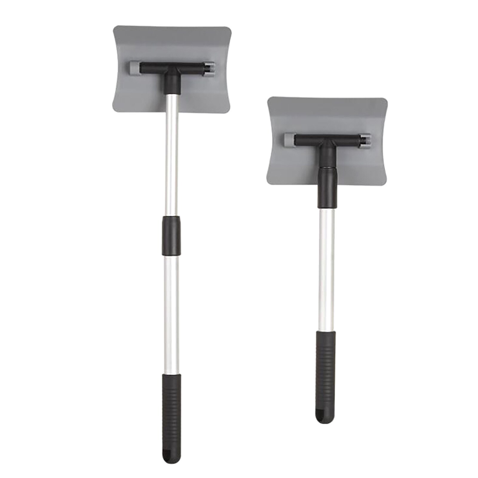 Aluminum Telescopic Ice Scraper Snow Shovel Deicing Defrosting Winter Snow Scrapers Home Car Cleaning Tool Accesorios Coche: B