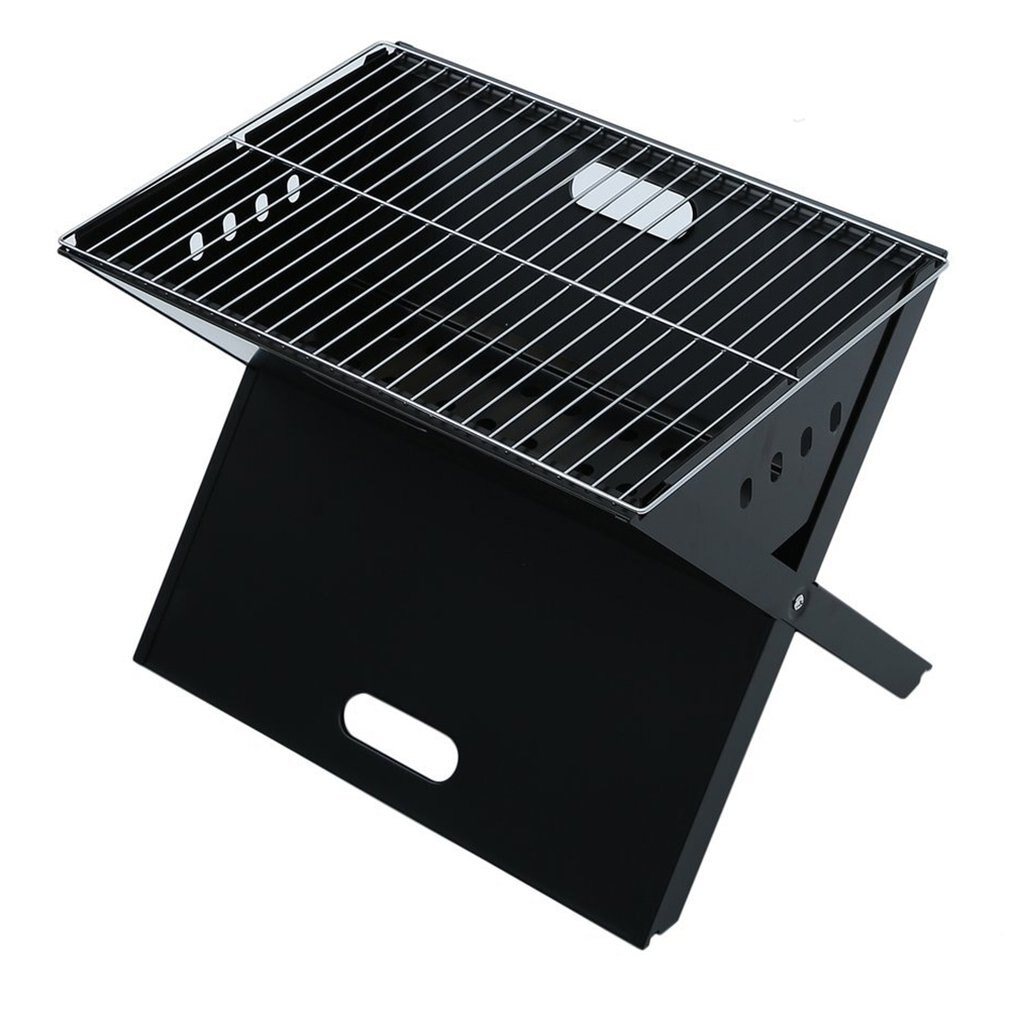 Two-sided collapsible grill for household outdoor barbecue convenient BBQ grill simple barbecue grill