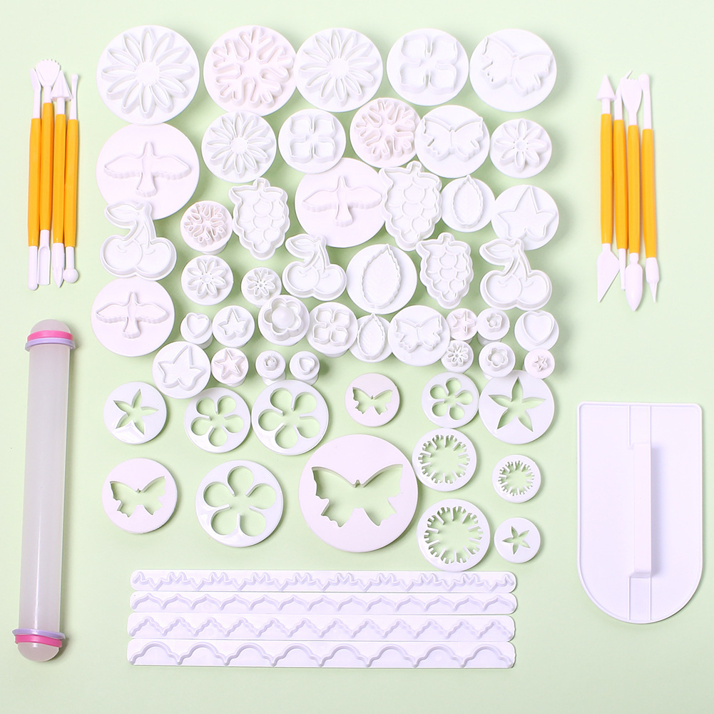 Bakken Gebak Gereedschap Set Fondant Cake Decorating Gereedschap Cookie Cutter Mold Bakken Gebak Deegrol Bakvormen Set