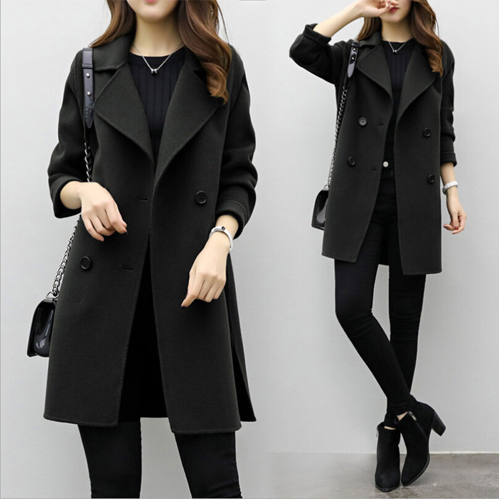 Veste Femme Jaqueta Feminina femmes automne hiver Veste Veste décontractée Parka Cardigan mince manteau pardessus Chaquetas Mujer