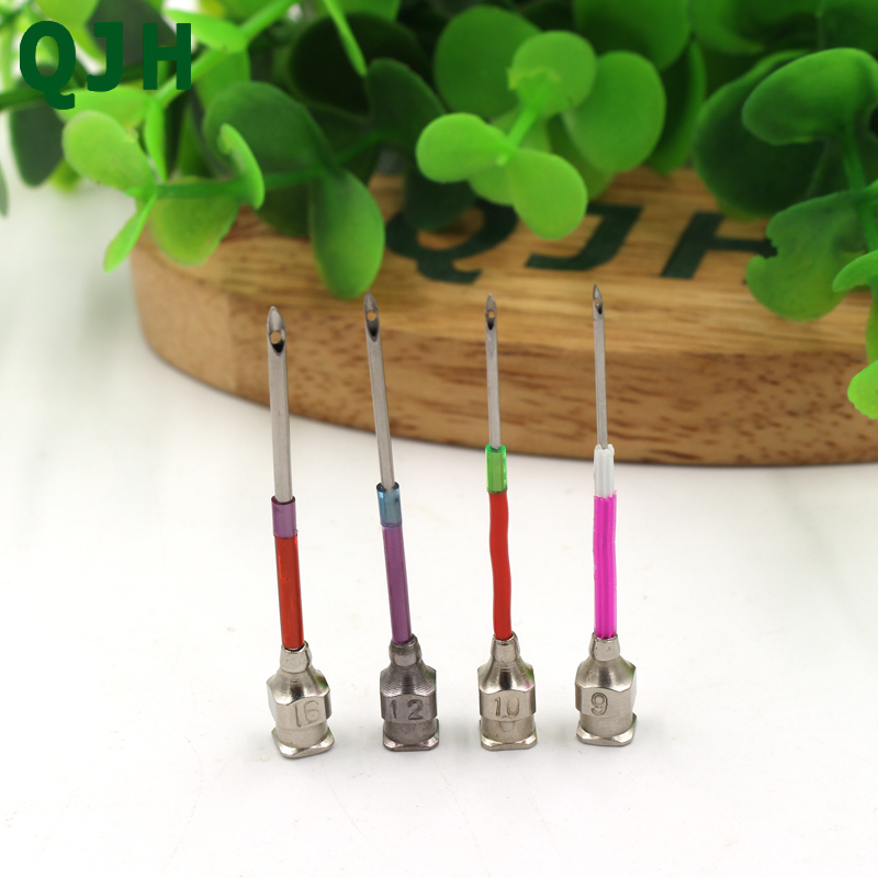 4pcs Knitting Needle Punching Needles Magic Embroidery Poking Cross Stitch Needle Tools Fancy Metal Rod Handmake Sewing Needles