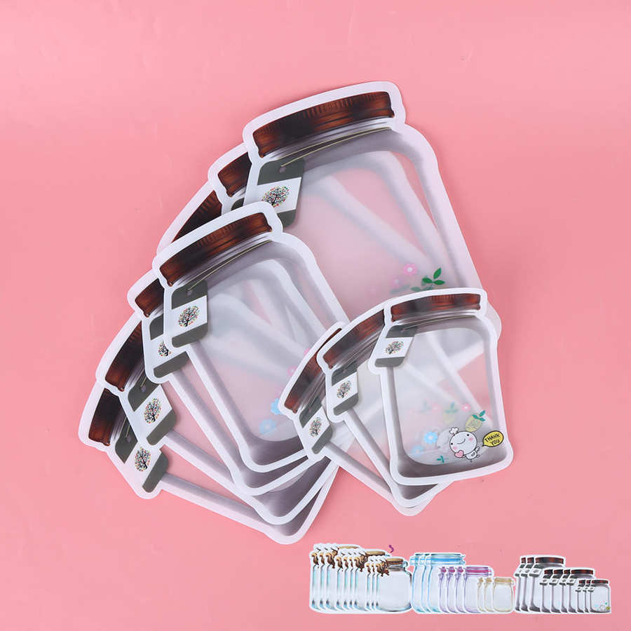 Baby Food Storage Bags Sealing Zipper Bag Reusable Portable Food Saver Storage Bags Snack Zip Lock Bags