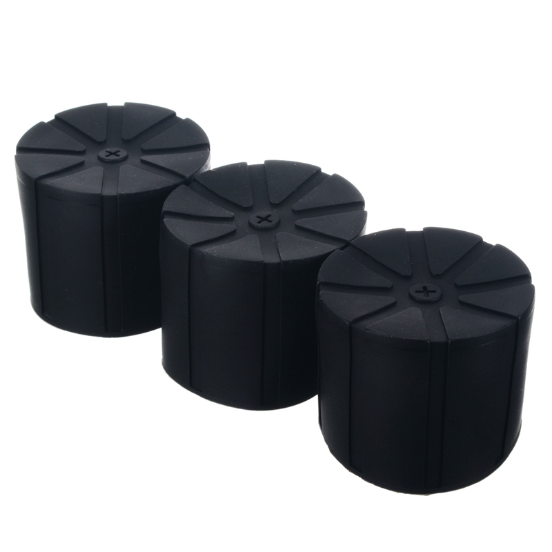 3Pcs Waterproof Silicone Universal Lens Cap Cover For 65-110Mm DSLR Camera Lenses: Default Title