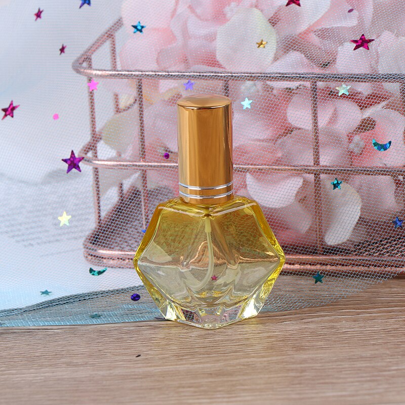 1PC 10ml Colorful Glass Perfume Bottles Spray Refillable Atomizer Portable Travel Scent Bottles Packaging Bottle: YL