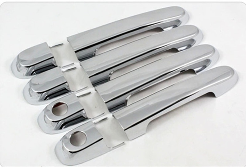 Abs Chrome Deurgreep Beschermend Omhulsel Cover Trim Voor Hyundai Accent 2007 Auto Styling