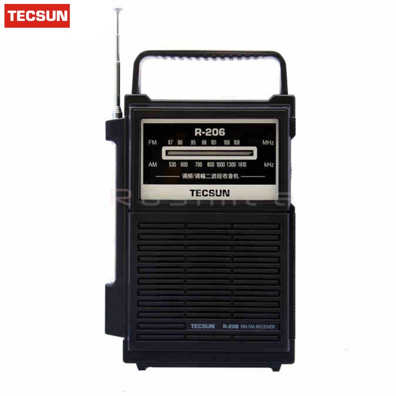 Originele tecsun r-206 radio fm/mw hoge gevoeligheid radio ontvanger desheng r206 digitale ontvanger voor ouderen