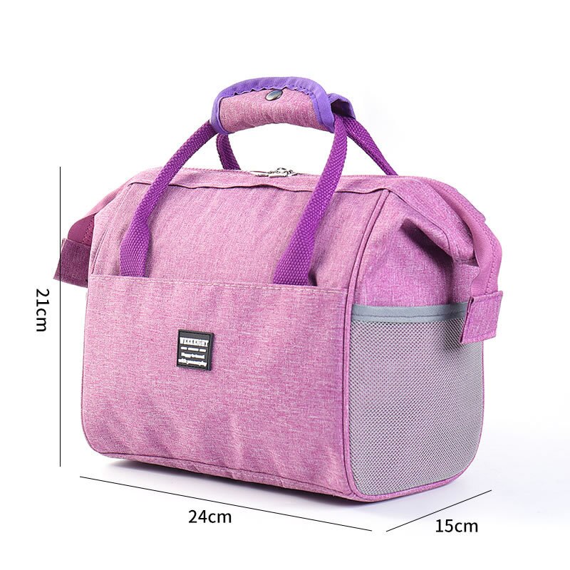 Draagbare Kationische Lunch Bento Isolatie Koude Opslag Verse Werk Voedsel Doos Picknick Fruit Salade Travel Organizer Accessoires: Purple