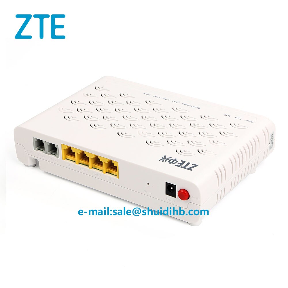 ZTE F620 V5 GPON red óptica UU con 4 LAN + 2 ollas de voz módem óptico Gigabit WiFi módem de red óptica