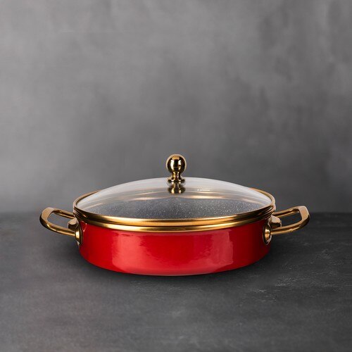 Emsan Troy – housse souple de 20 cm, saran rouge