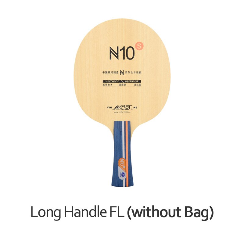 YINHE N10S Tischtennis Klinge (5 Lage Holz beleidigend) YINHE N10 N 10 S Schläger Original Galaxis N10-S Klingeln Pong Schläger Paddel: FL ohne Tasche