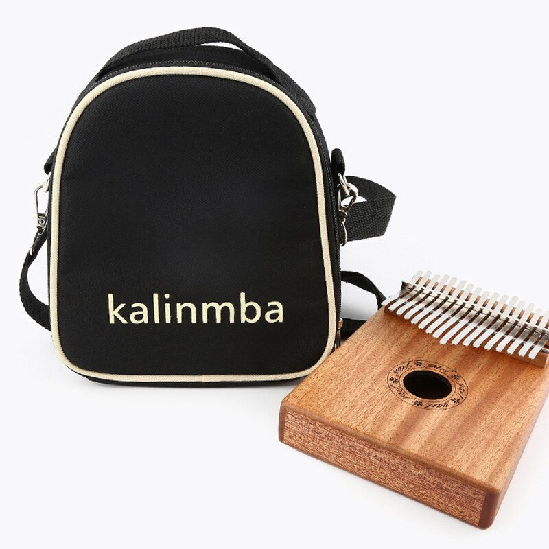 17 / 10 Key Universele Opslag Schouder Draagbare Tas Duim Piano Kalimba Mbira Soft Case Oxford Doek Binnenkant Katoen