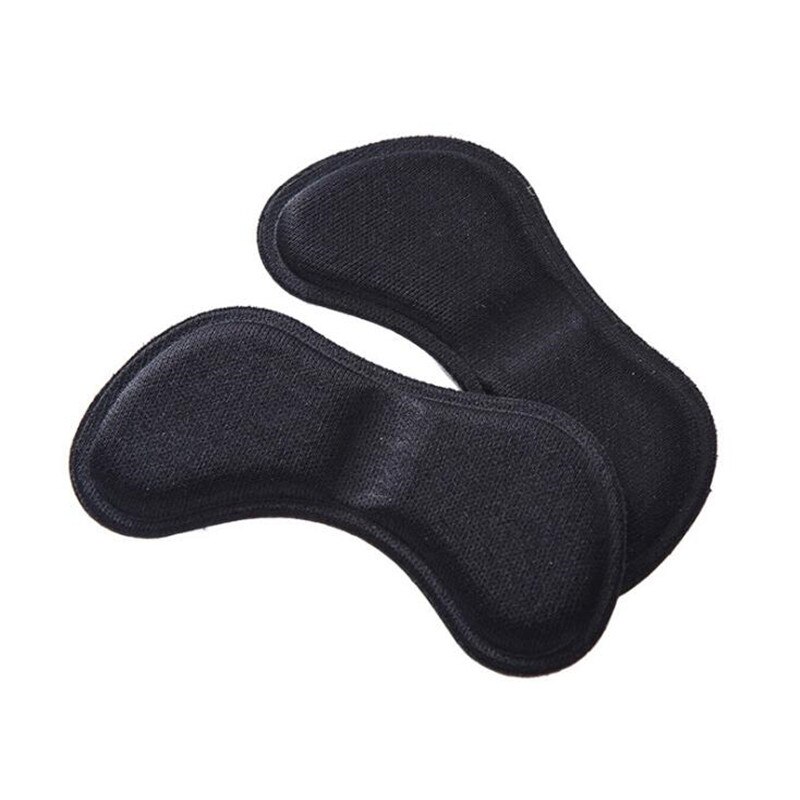 2 Stuks Hoge Prestaties Foam Inlegzolen Anti Slip Kussen Pads Voeten Care Tools Protector Wrijven Hak Schoenen Inlegzolen Insert: black A