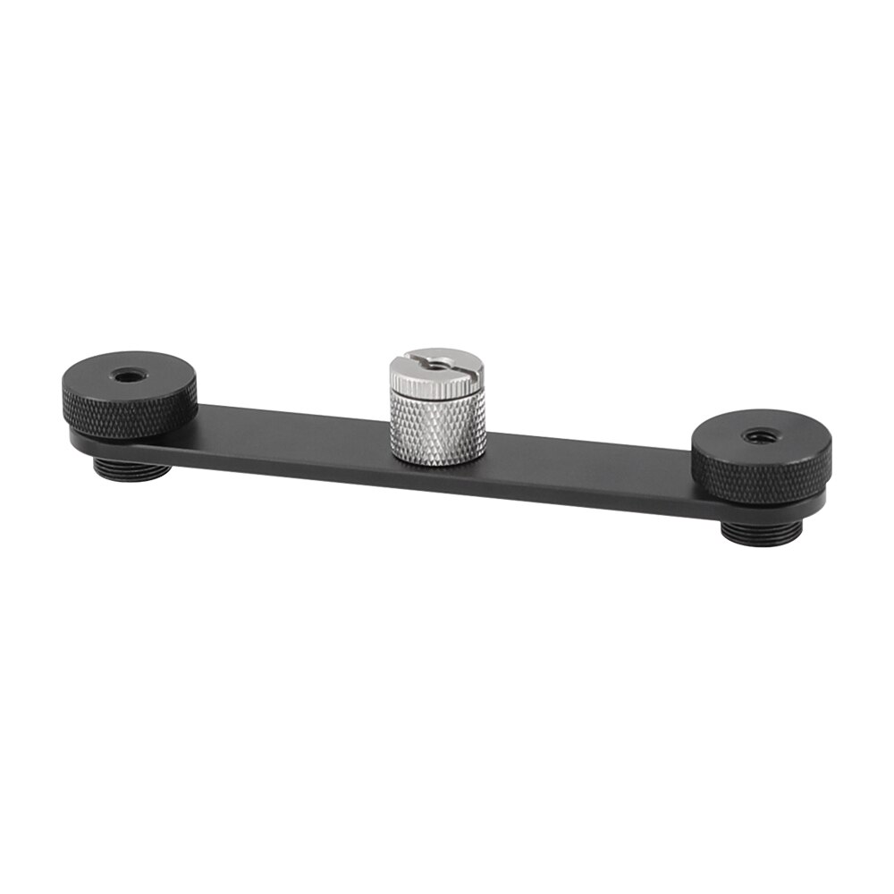 Kayulin Microphone Bar Dual Mic Holder Double Microphone Mounts Bracket T-bar