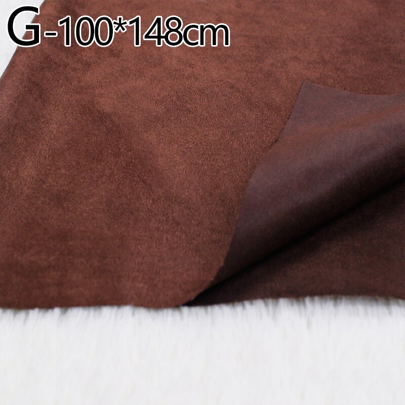 Tissu en Faux cuir suédé synthétique imperméable, 100x148cm, pour vêtement, bricolage, matériel de couture: 7