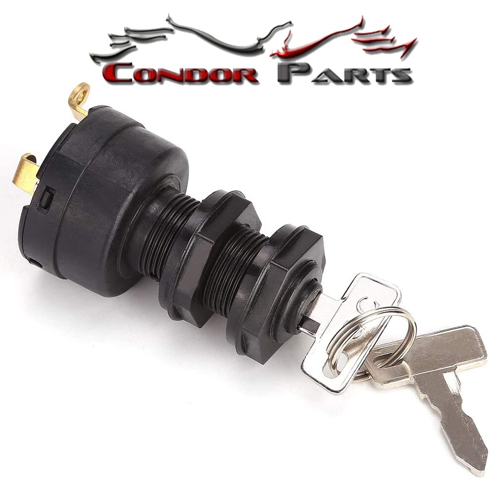 Condor Parts - Golf Cart Starter Switch for Club Car DS 36/48 Volts Electric Golf Cart 1996-Up Ignition Key Switch.OEM#101826201