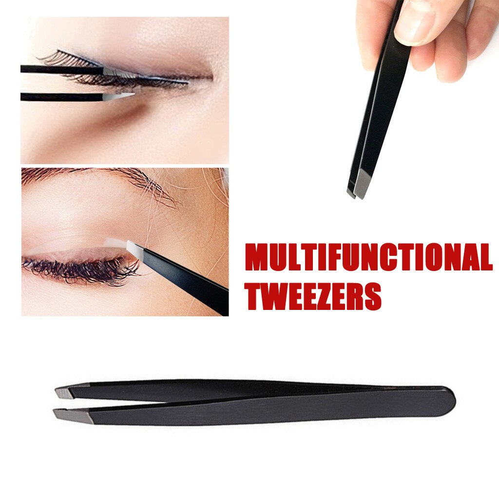 1pcs Curved Straight Tweezers Rainbow Eyelash Extension Nails Decor Picker Dead Skin Remover Manicure Makeup Nail ToolsF6.13