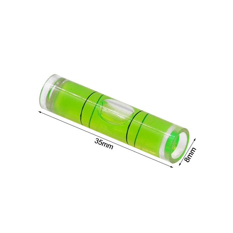 2 pces 1 conjunto mini tipo nível de espírito mini nível de bolha de plástico acrílico nivelador acrílico ajuste nível medição