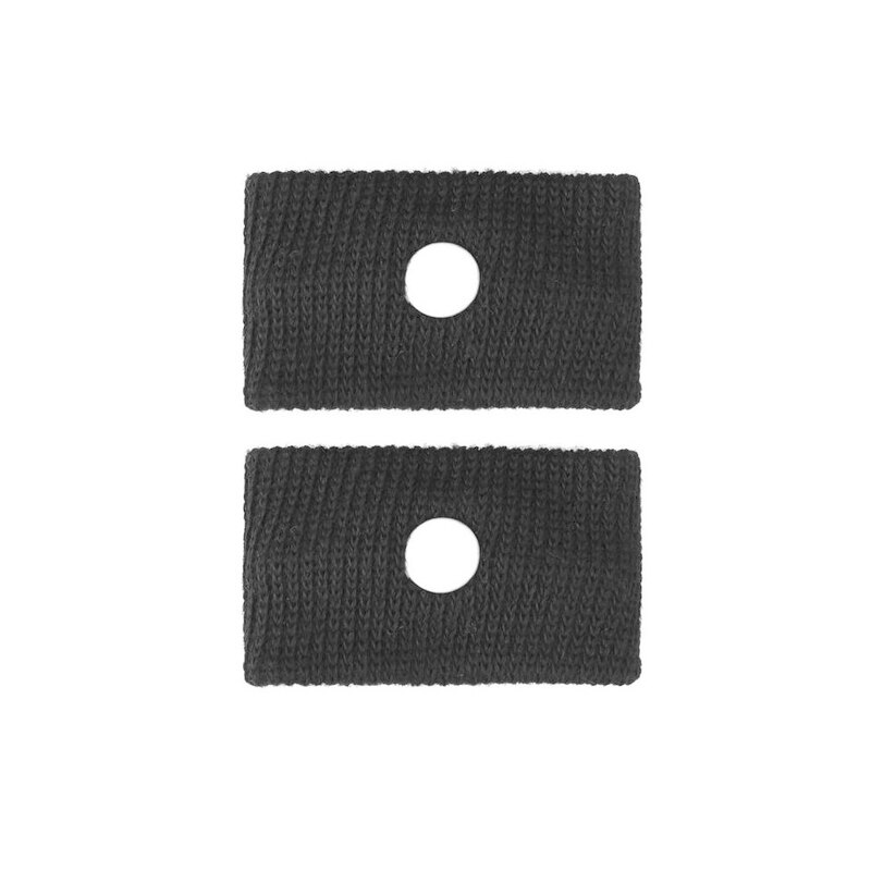 Muñequera antimovimiento para aliviar la mareos, pulsera antisaliva para viajes, 2 unidades: Black