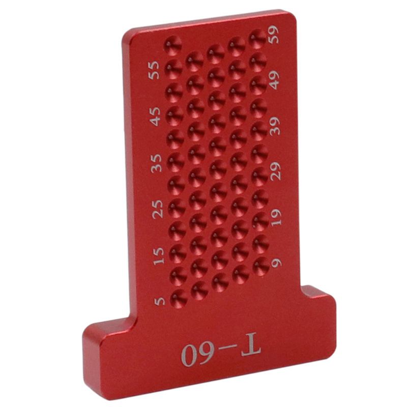 Woodworking T-square Scribe Aluminum Alloy Ruler Marking Gauge carpenter layout tools metric T-Rule 5-60mm