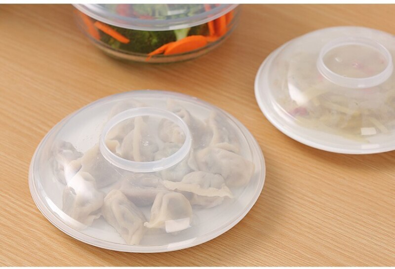 Round Vented Food Insulation Cover Refrigerator Food Cover Microwave Oven Rack Preservation Cover